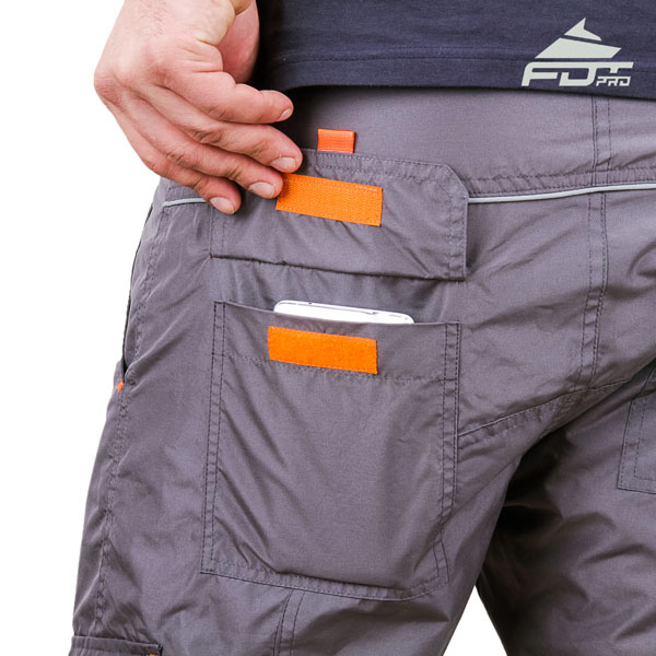 Convenient Design FDT Professional Pants with Useful Side Pockets for Dog Trainers