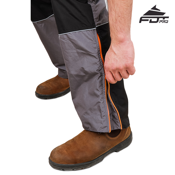 Durable Zippers on FDT Professional Pants for Dog Training