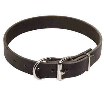 Dog Leather Collar for Mastiff Training and Walking