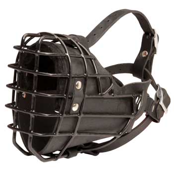 Winter Fully Wire Mastiff Padded Muzzle Cage
